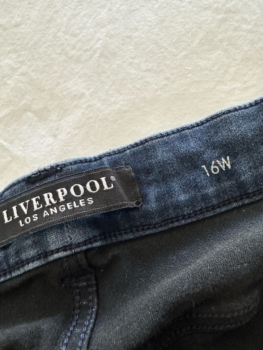 Liverpool medium blue pull-on Jeans, size 16 - Picture 5 of 12